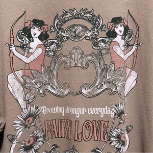 ZARA Woman Fairy Love Graphic Tee XL –  NWT